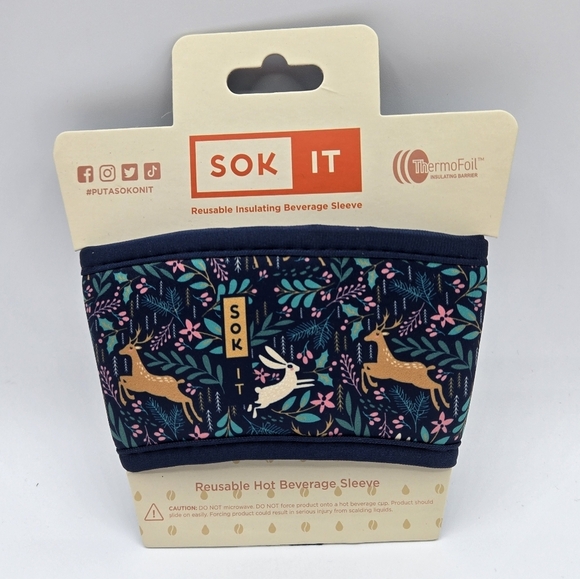 Java Sok Bunny Hop Hot Cup Sleeve - Picture 1 of 4